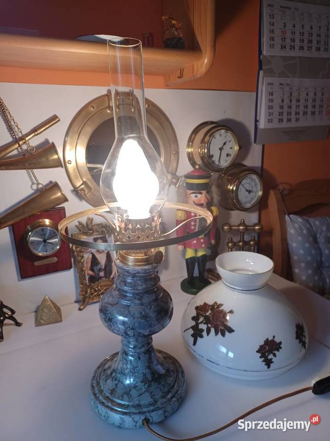 Piękna lampa stołowa z czasów PRL Kolekcja Poznań