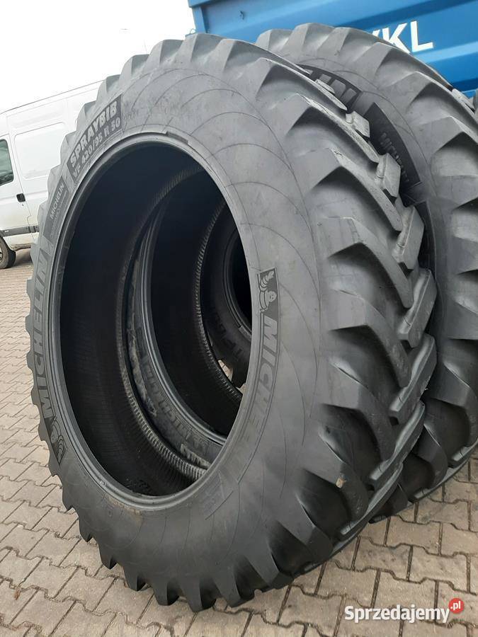 2x Opona używana rolnicza 42095R50 MICHELIN 2900 Michelin Zaścianki sprzedam