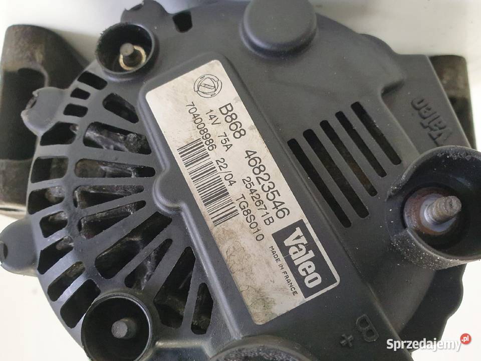 ALTERNATOR Fiat Punto 13 JTD MJET 46823546 osobowe lubelskie Chełm