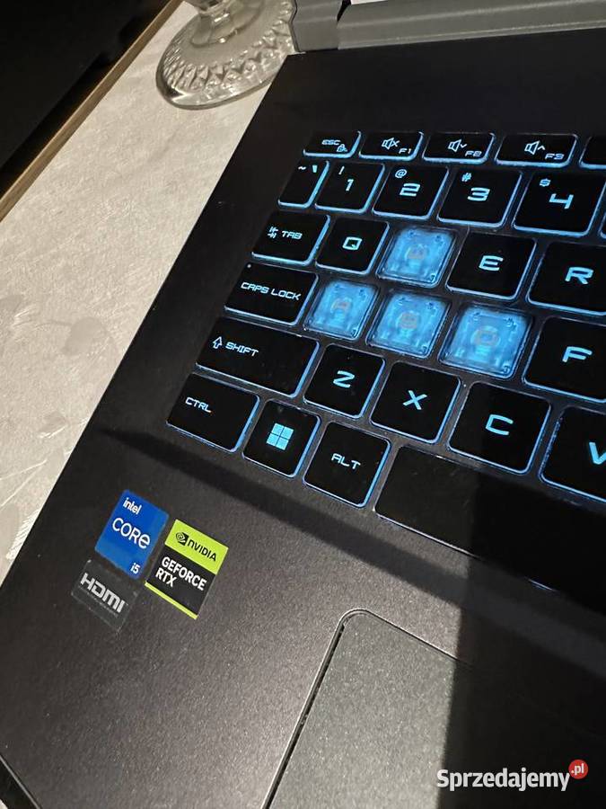 Laptop MSI 144Hz Intel i5 12450H 16GB RTX3050 Gorlice sprzedam