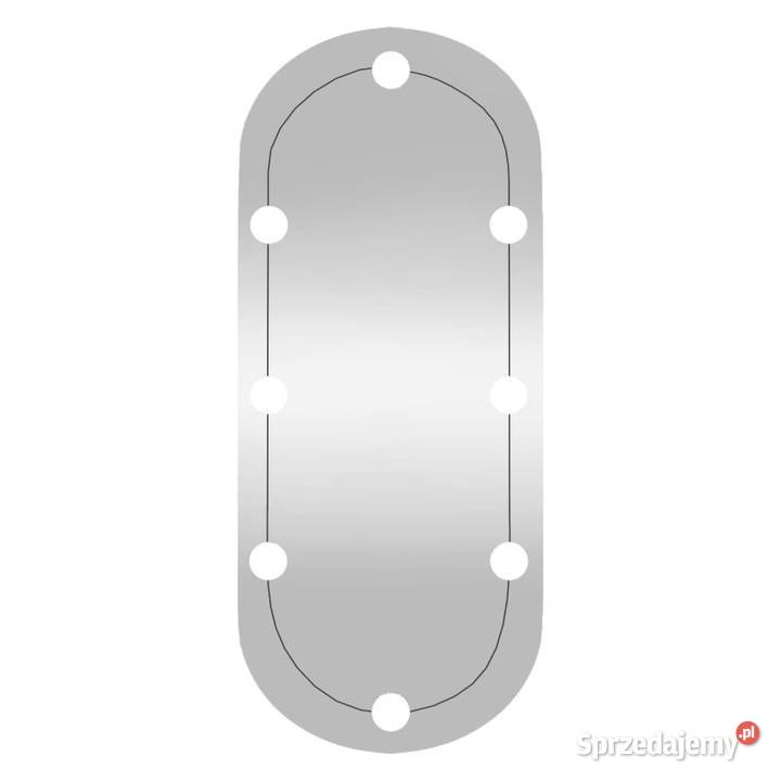 Lustro ścienne z LED 30x70 szklane owalne Lustra Warszawa sprzedam