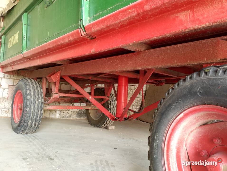 Przyczepa rolnicza Krone 6t lubelskie Janów Lubelski sprzedam