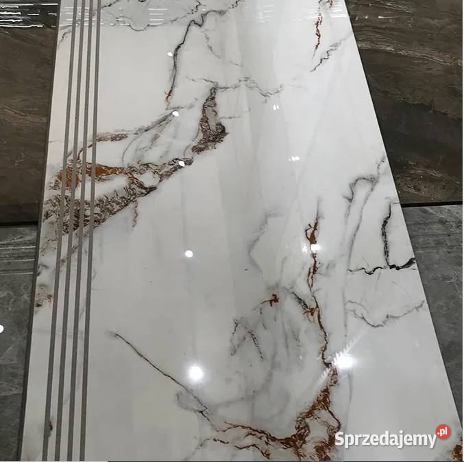Płytki na schody 100x30 MARMUR żyłka POŁYSK Łask