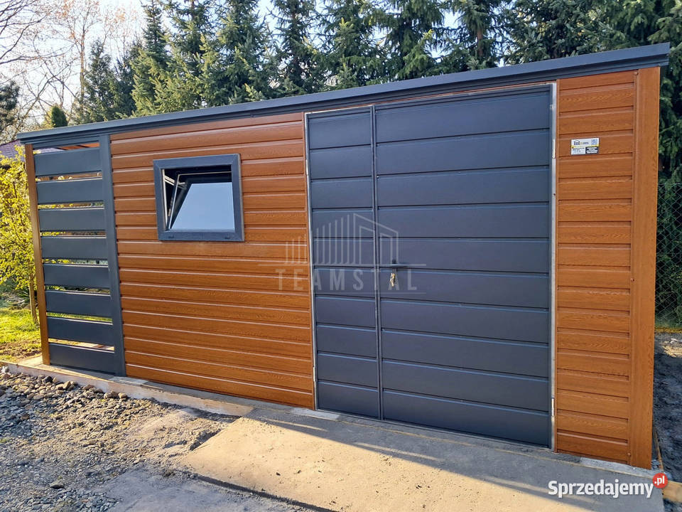 Schowek domek ogrodowy 4x25m wiata 1m brama Elbląg