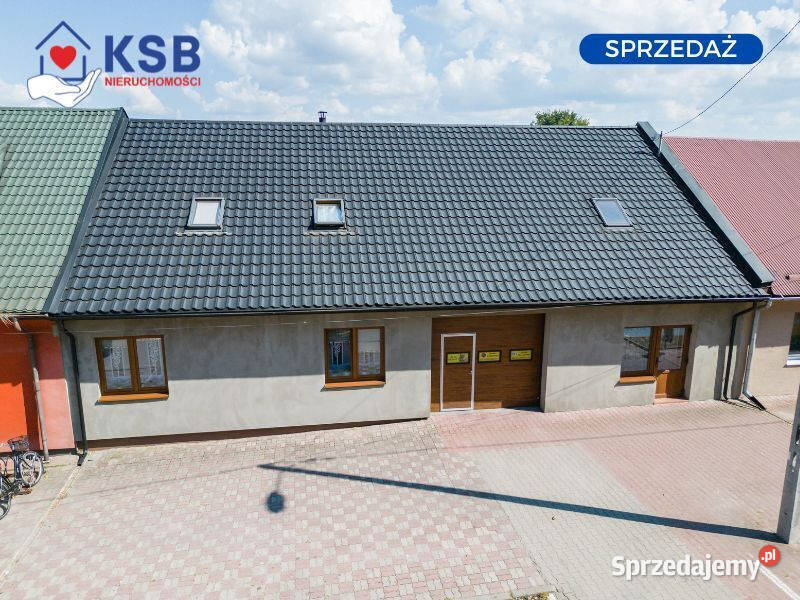 Nowy dom 187m2 lokal użytkowy 45m2 Rynek Ćmielów sprzedam