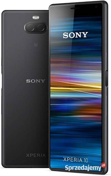 Sony Xperia 10 I4113 364 GB czarna stan etui i Sony Tywonia