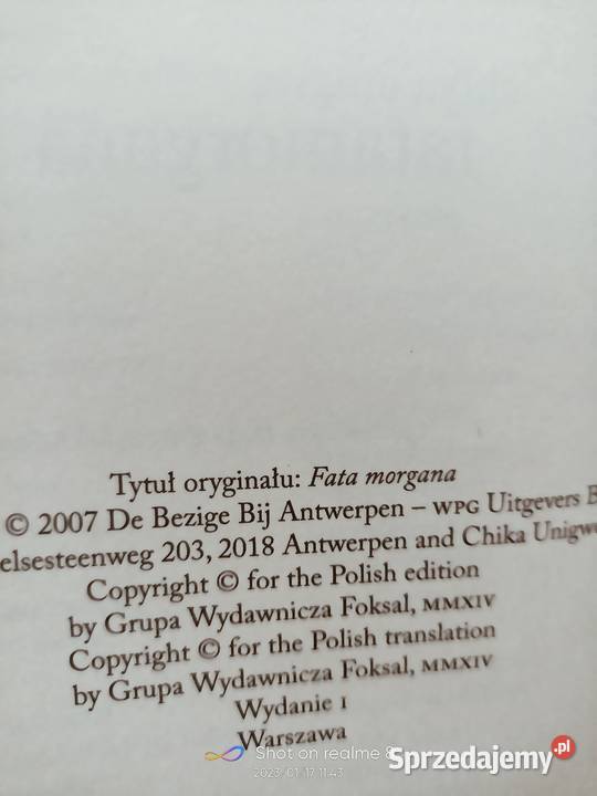 Fatamorgana książki Unigwe księgarnia Praga Rok wydania 2018 Warszawa