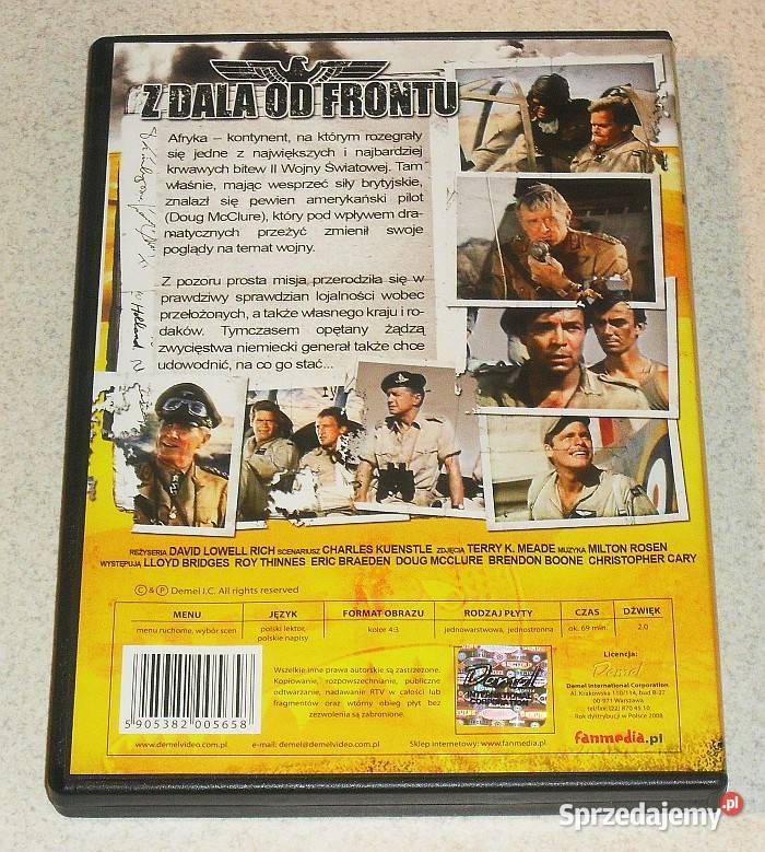 Film Z DALA FRONTU Oryginalna płyta DVD śląskie