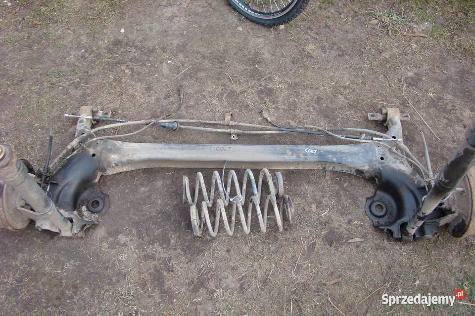 oś tylna belka kompletna mitsubishi colt 6 VI Korzeńsko