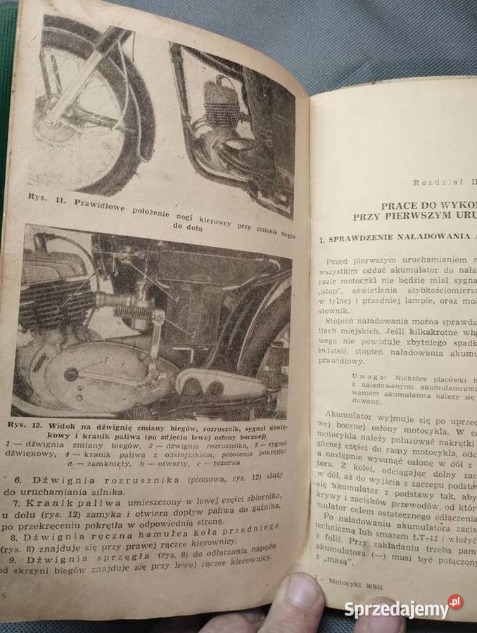 Instrukcja obsługi WSK 125 typ M06B3 1974 Skierniewice