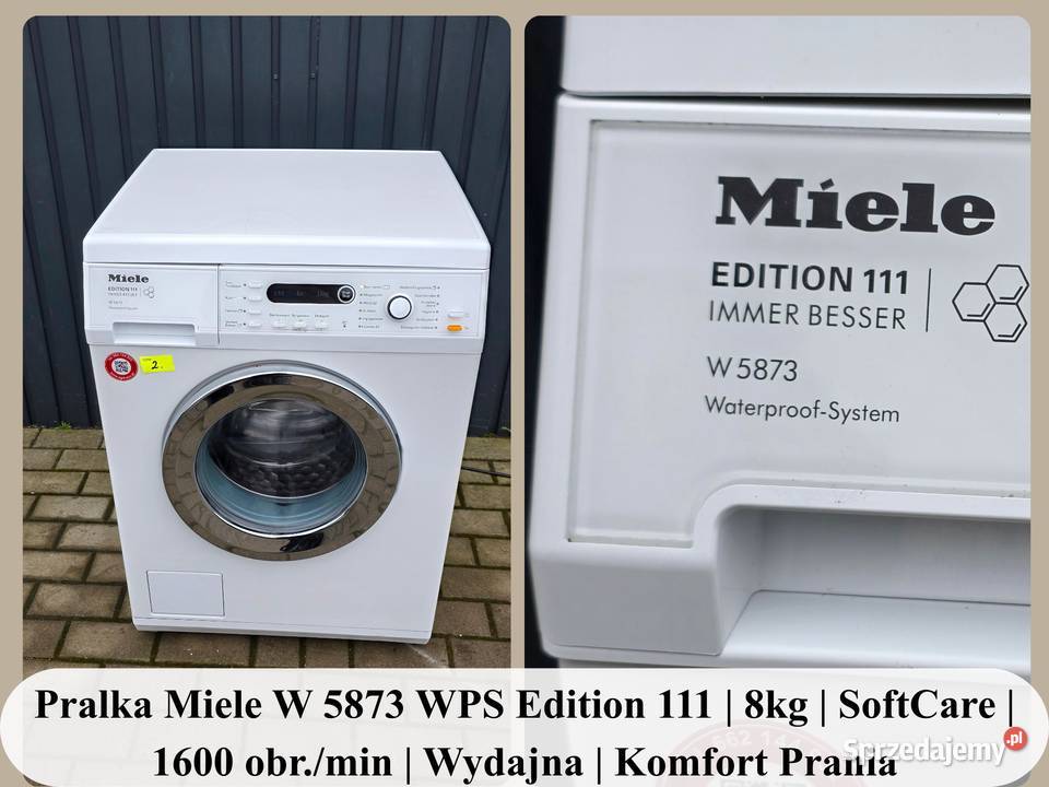 Pralka Miele W 5873 WPS Edition 111 8 SoftCare Opole sprzedam