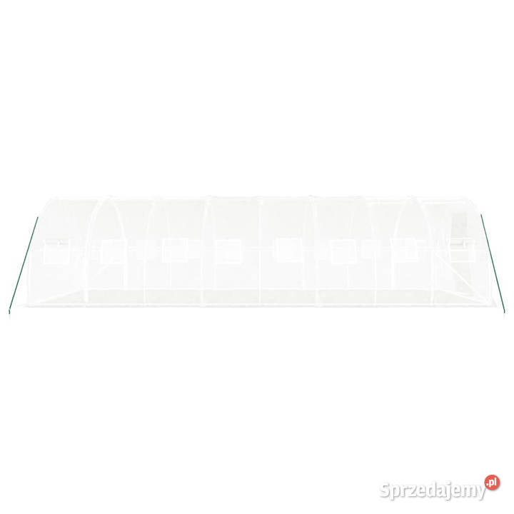 Szklarnia ze stalową ramą biała 24 m 8x3x2 m Warszawa