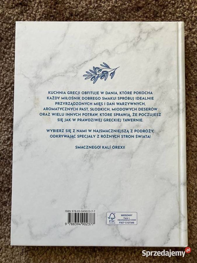 Nowa książka 120 przepisów Czas na Grecję twarda podkarpackie Nisko sprzedam
