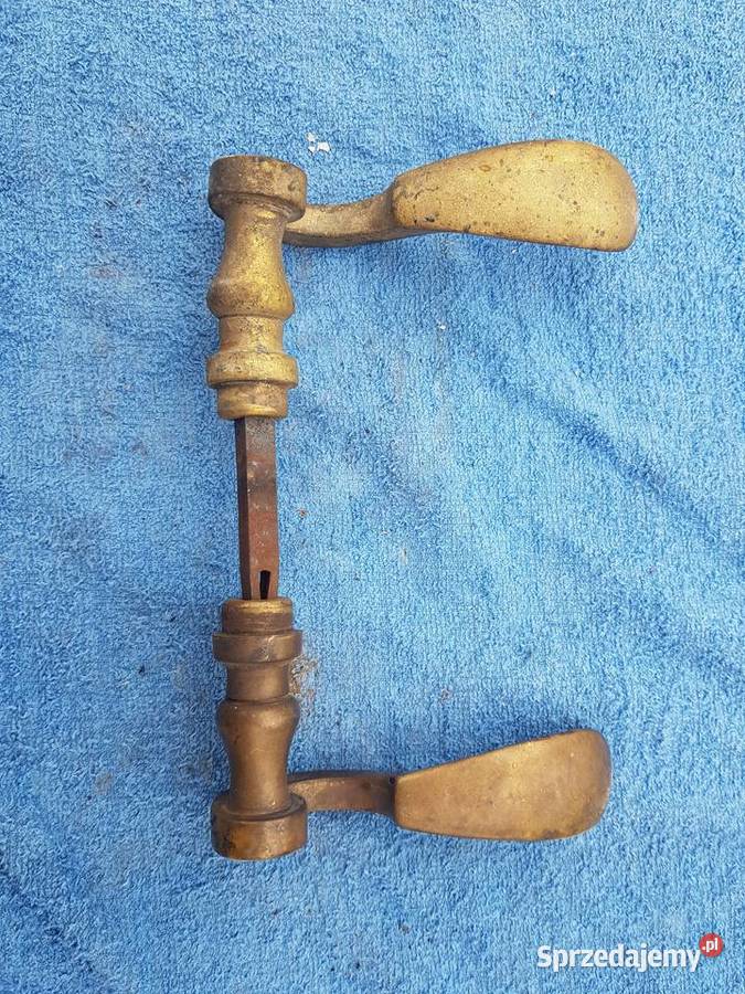 stare klamki mosiężne do drzwi Jatki sprzedam