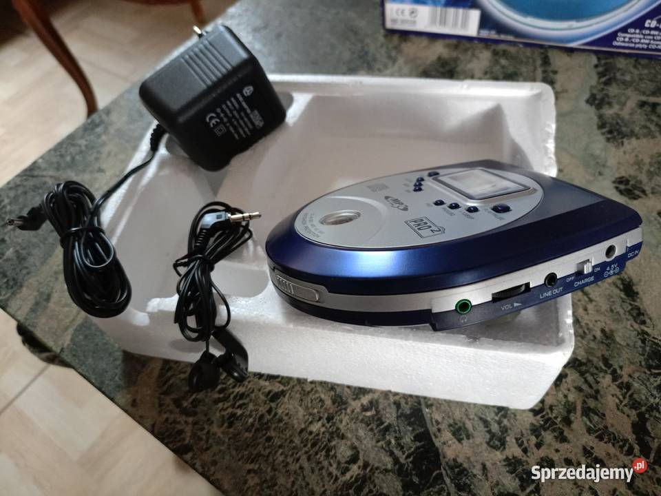 Discman CD MP3 z zasilaczem Medion Germany Drawski Młyn sprzedam