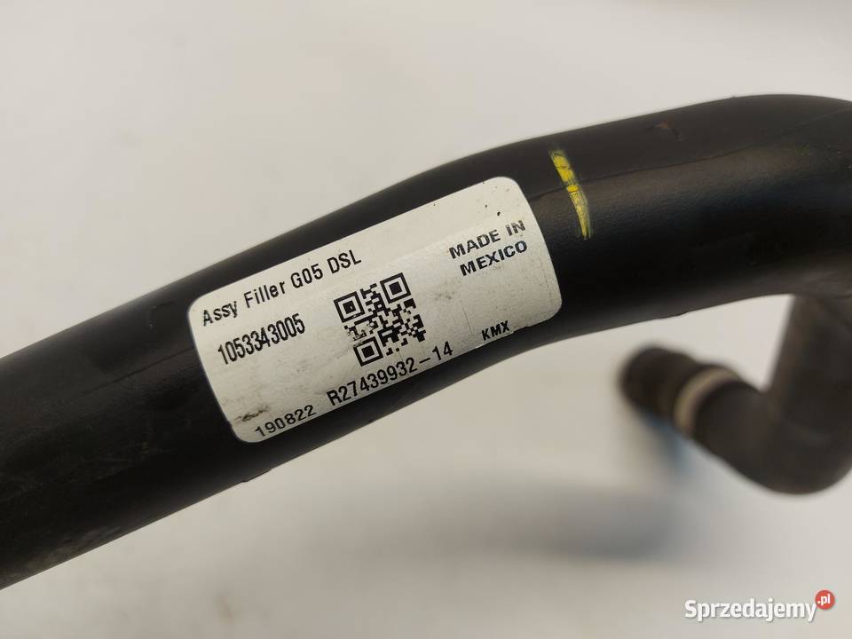 BMW G05 X5 30d 2019r WĄŻ PRZEWÓD WLEW PALIWA dolnośląskie
