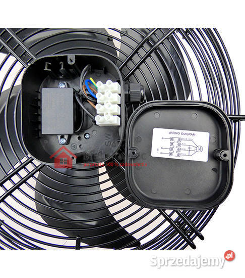 Wentylator przemysłowy osiowy 400mm YWF4E Szpetal Górny