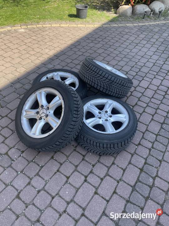 Felgi aluminiowe Mercedes opony zimowe Saetta Głosków-Letnisko