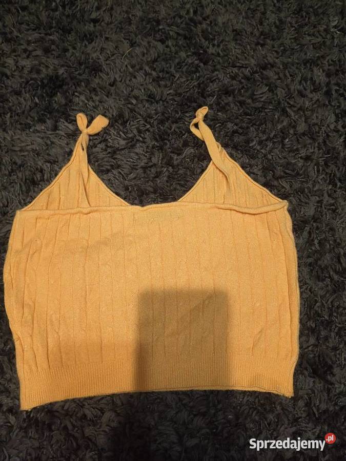 top na ramiączkach pomarańczowy lubelskie Mościska sprzedam