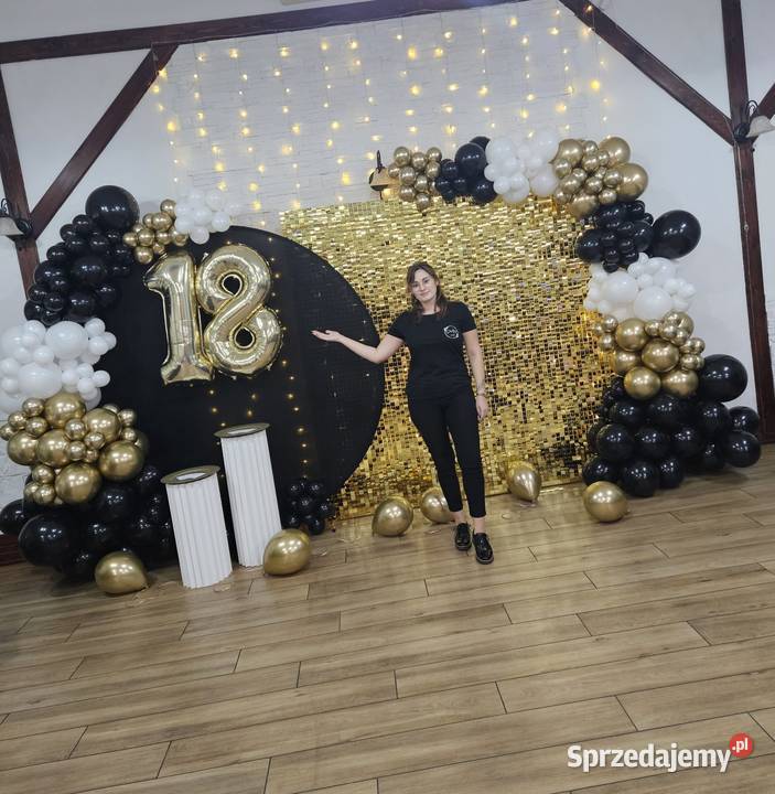 Ścianki do zdjęć balonowe dekoracje imprez wielkopolskie