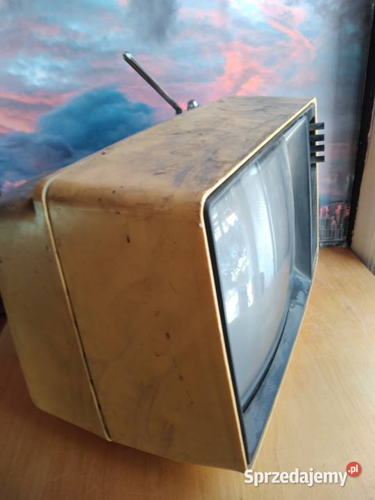 Stary telewizorek zabytek PRL kolekcjoneraki Dąbrowa Górnicza