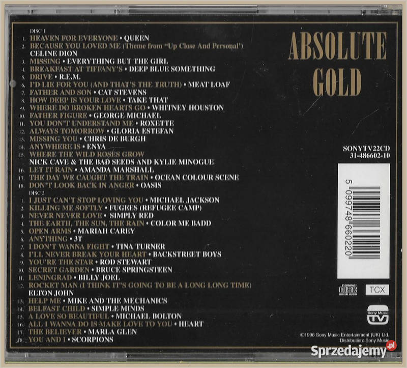Absolute Gold 2 X CD małopolskie Krynica-Zdrój