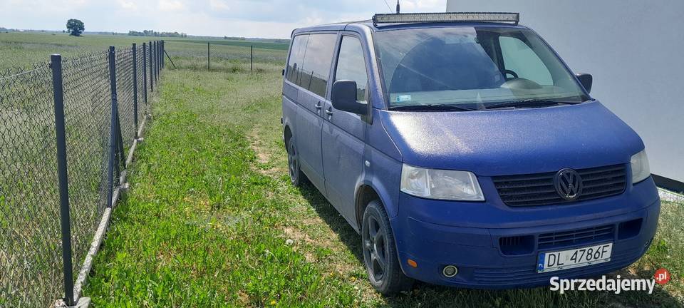 Volkswagen T5 Sprzedam DO NEGOCJACJI nieuszkodzony Kłecko