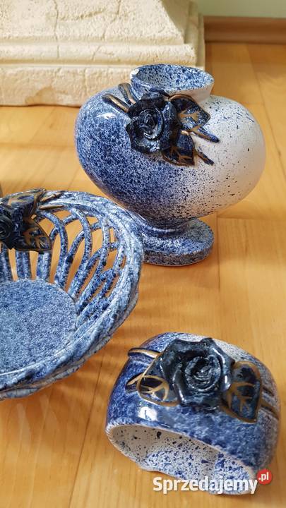Komplet ceramiczny PRL Chorzów