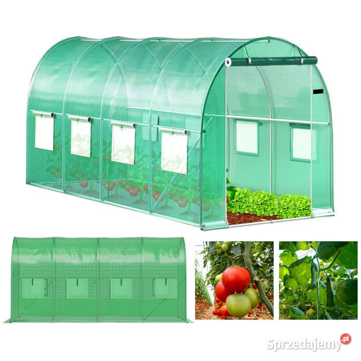 Tunel foliowy ogrodowy 4x2x2 m sprzedam
