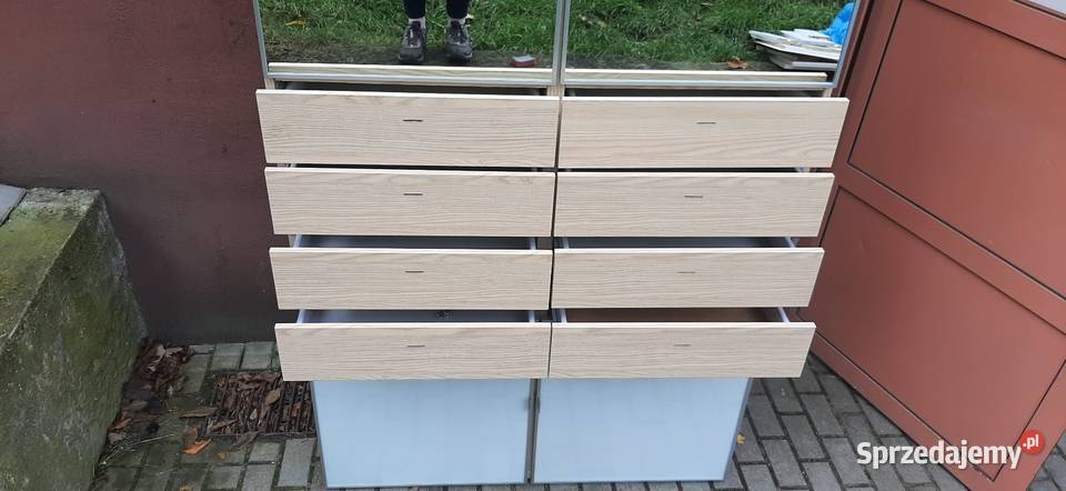 Szafa Ikea Besta z lustrami wielkopolskie Poznań