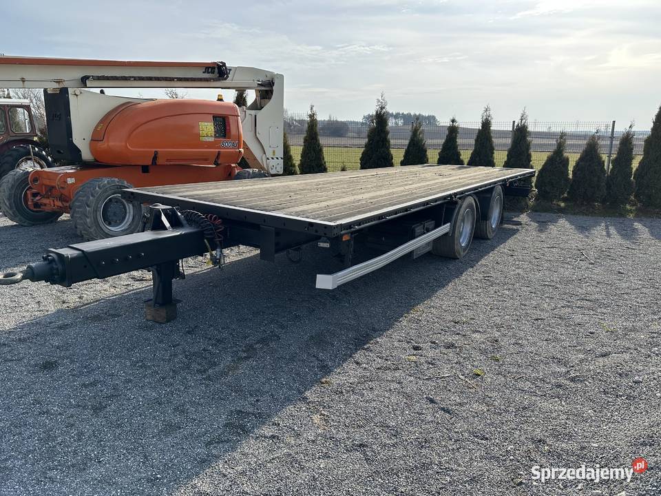 Sprzedam przyczepę lawetę tandem niskopodwozie Łomża