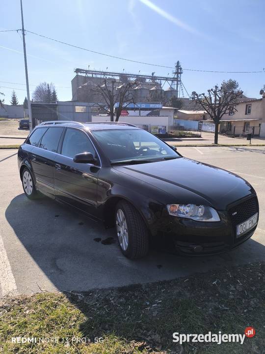 Audi A4 B7 20TDI 140 czarny opolskie Głubczyce