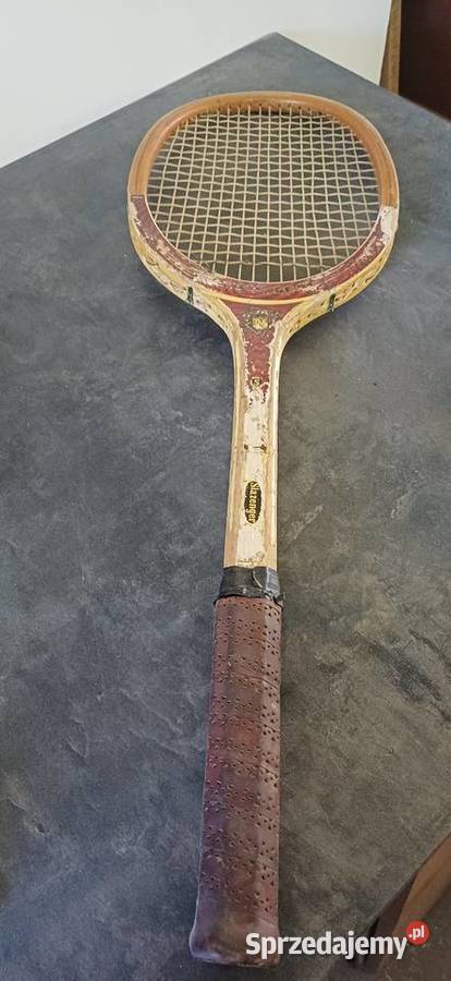Drewniana rakieta tenisowa Slazenger rekwizyt Lublin