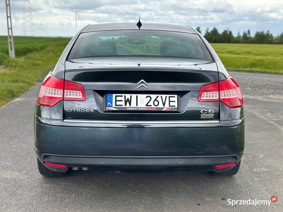 Citroen C5 Full biała skóra NAVI masaże 170 łódzkie Wieluń