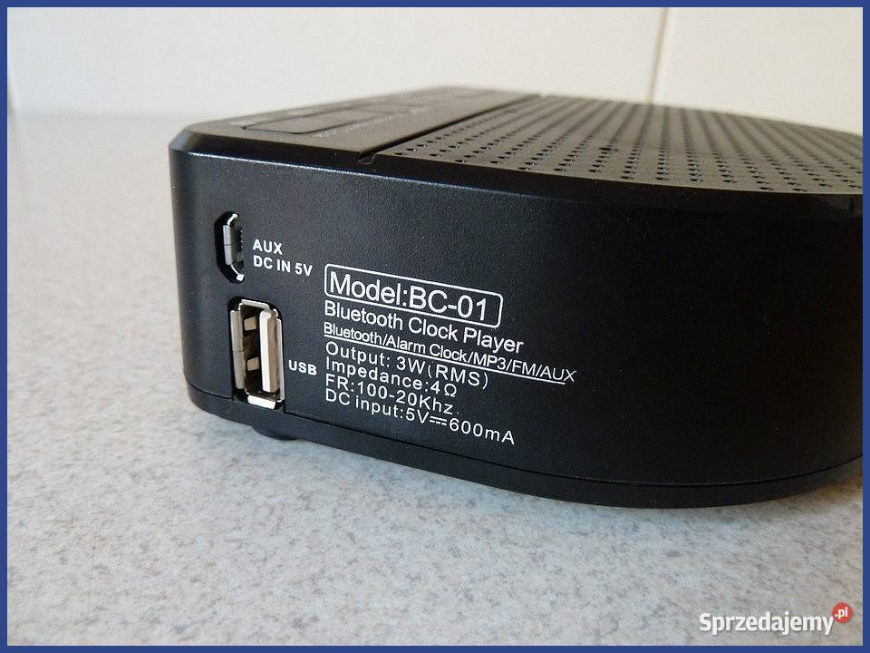 RadioBudzik Bluetooth Clock Player ro Rzeszów