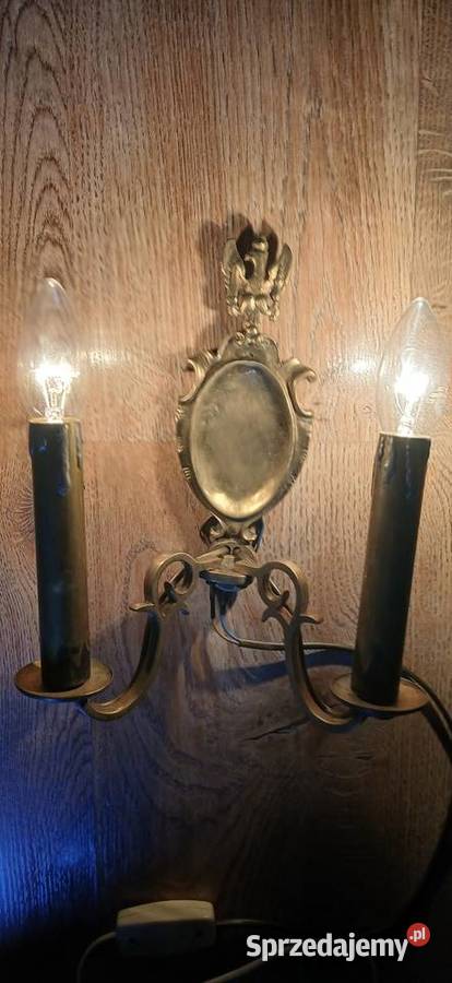Stary kinkiet ścienny Kraków