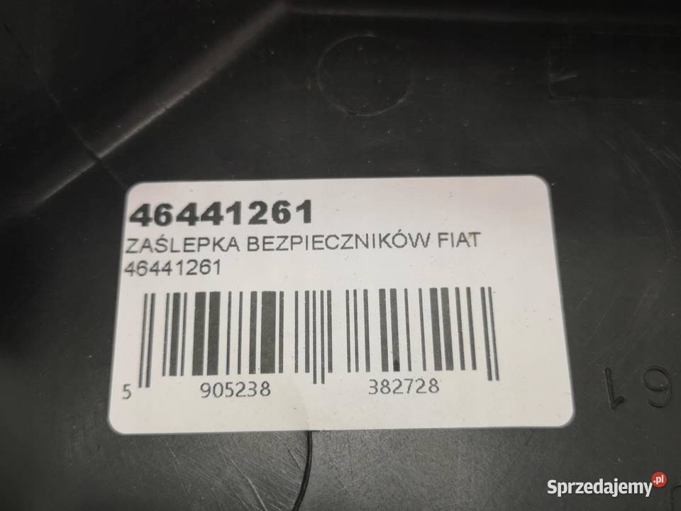 OSŁONA SKRZYNKI BEZPIECZNIKÓW FIAT BRAVO BRAVA osobowe lubelskie