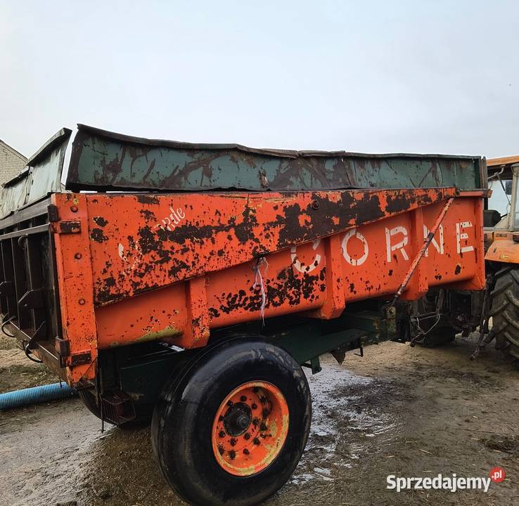 Przyczepa Skorupowa jednoosiowa 67 ton Łomża
