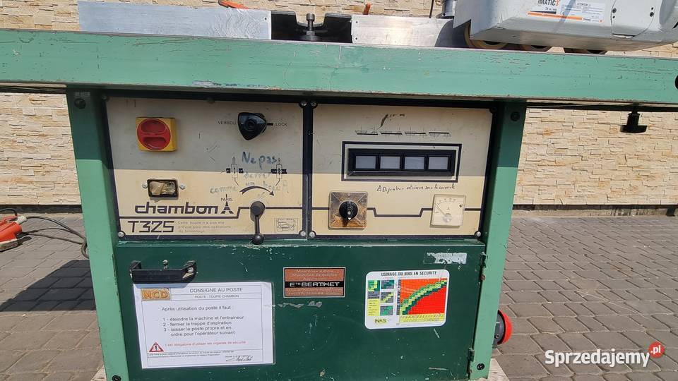 Frezarka dolnowrzecionowa CHAMBON T325 bez Karsin sprzedam