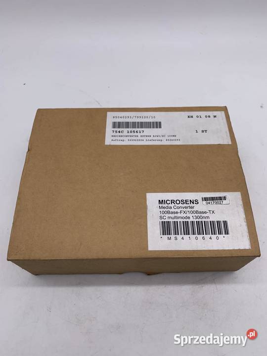 Microsens MS410640 100BaseFX100BaseTX Media Warszawa