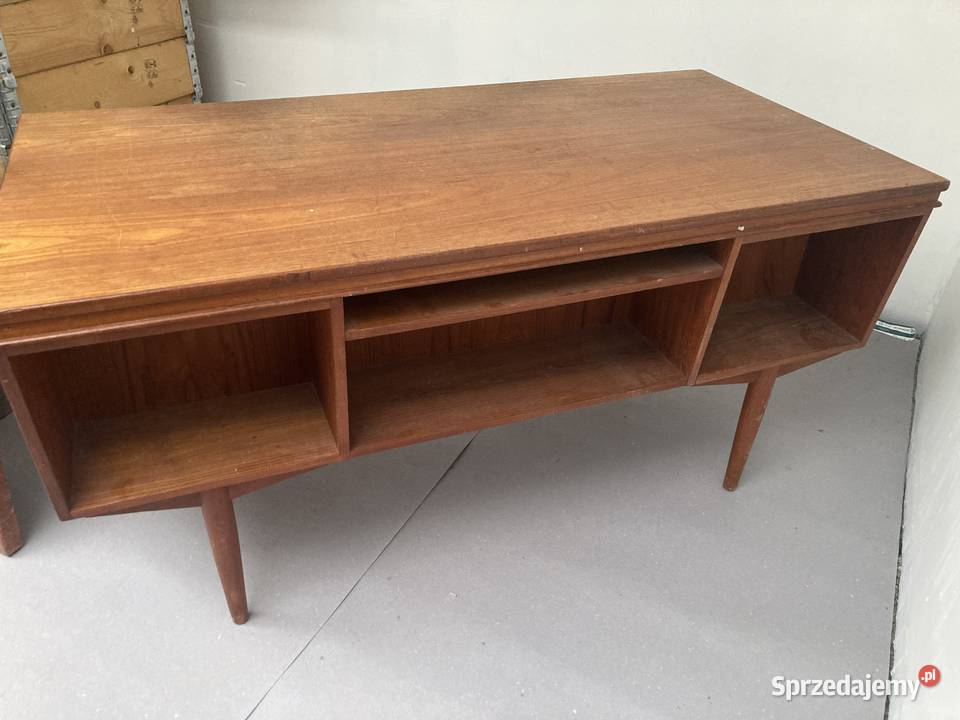 Biurko drewno tekowe Dania Wolsztyn