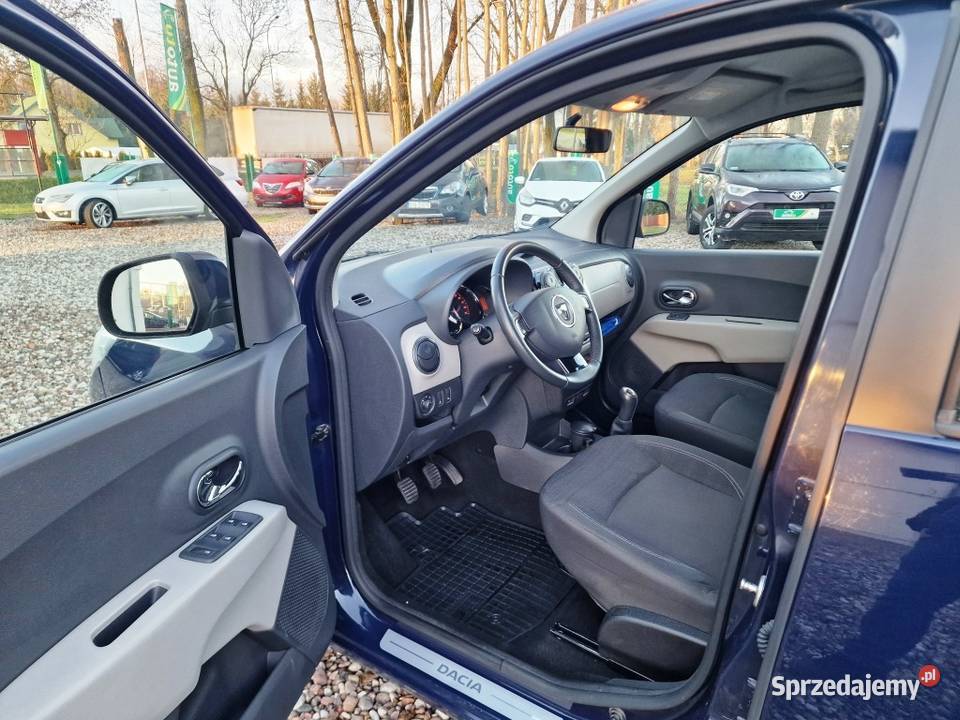 Dacia Lodgy 7 Osobowy Sprowadzony Opłacony Pełna niebieski podlaskie Białystok