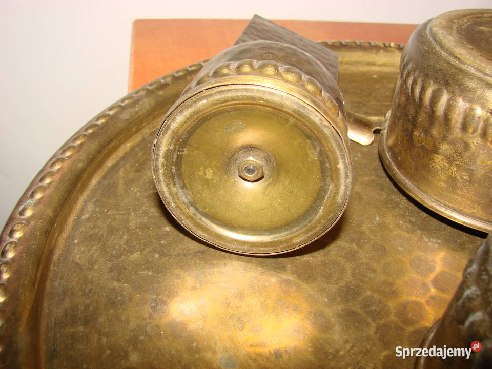 mosiężny komplet do palenia papierosów Pruszcz Gdański