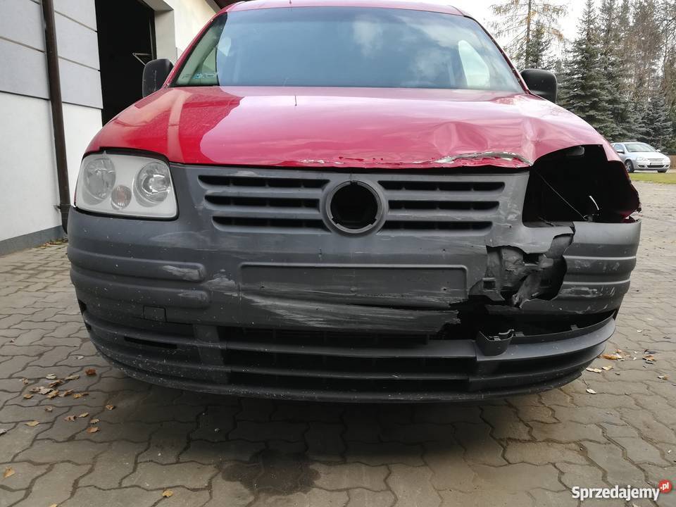 Samochód dostawczy uszkodzony Volkswagen Caddy świętokrzyskie Ostrowiec Świętokrzyski