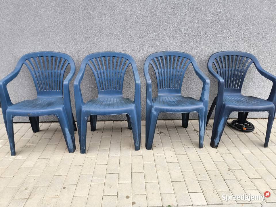 Krzesła plastikowe mocne sprzedam