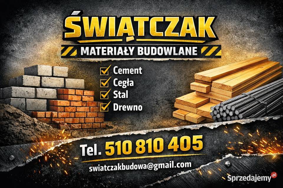 Materiały budowlane cegłacementstal Łódź