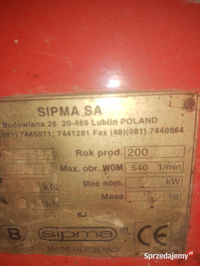 Prasa Sipma kostka 2002r