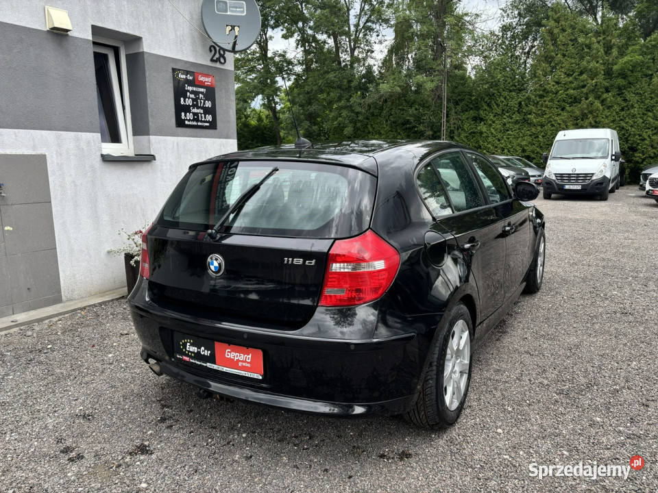 BMW 118 E87 20042013 czarny lubelskie Janów Lubelski sprzedam