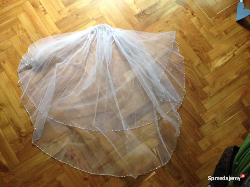 Suknia ślubna Aspera Goldline z welonem na diade