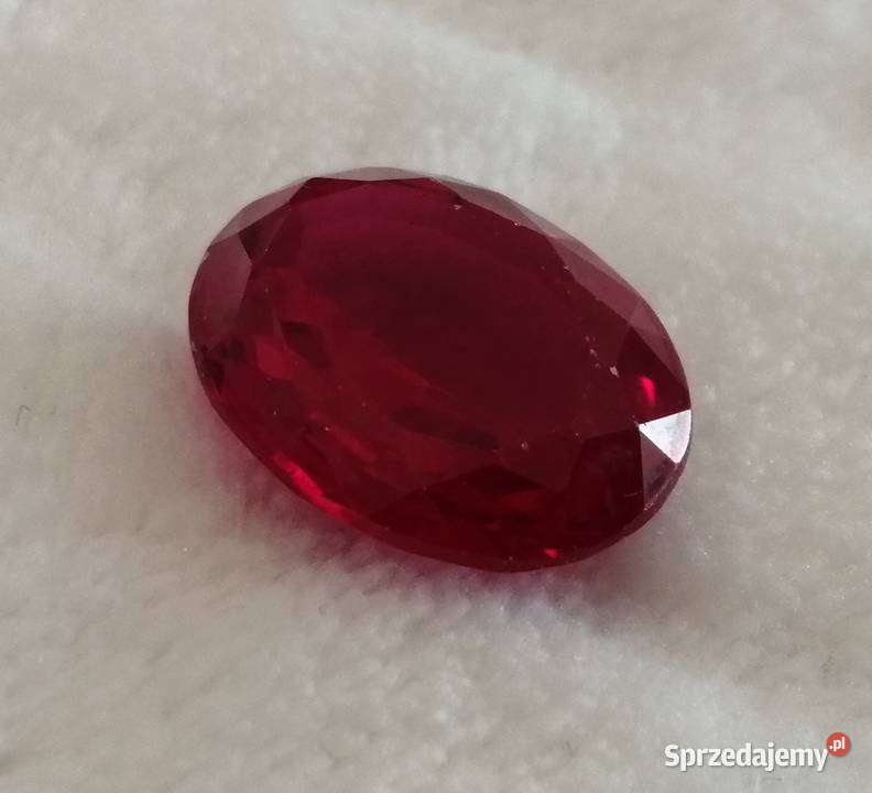 Kamień ozdobny fasetowany 13x18 czerwony Czeladź